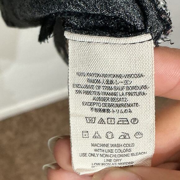 Free People Black Raven Combo Tree Swing Top Sz XS - Picture 5 of 11